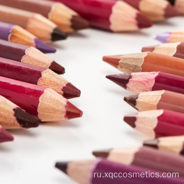 Разноцветный водостойкий карандаш для губ частной торговой марки